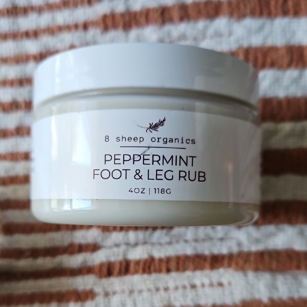 Peppermint Foot & Leg Rub - Cream